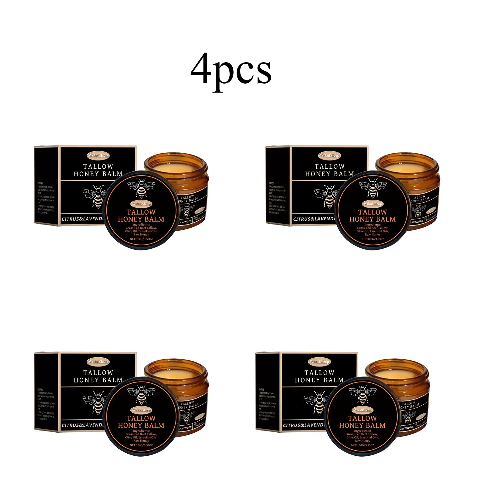 Tallow Honey Balm Nourishing Deeply The Skin, Adjusting Skin Color