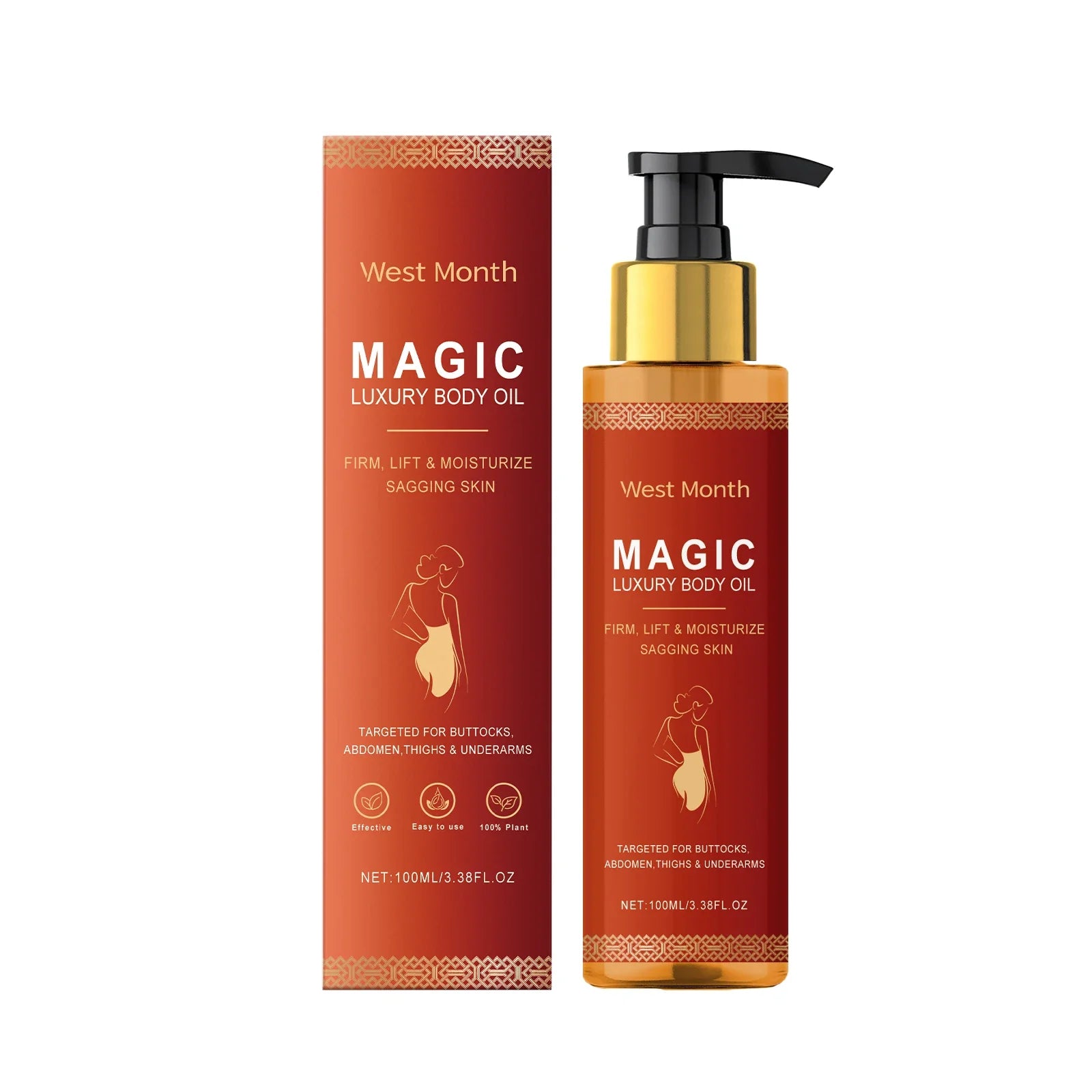 Body Firming Oil Anti-Wrinkle Repair Damaged Skin Lifting Improves Skin