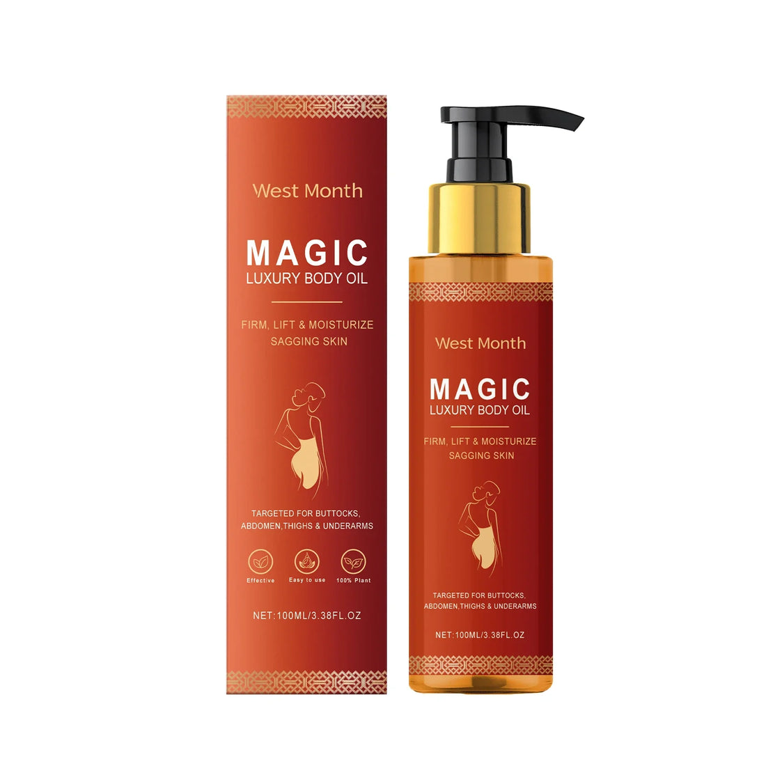 Body Firming Oil Anti-Wrinkle Repair Damaged Skin Lifting Improves Skin