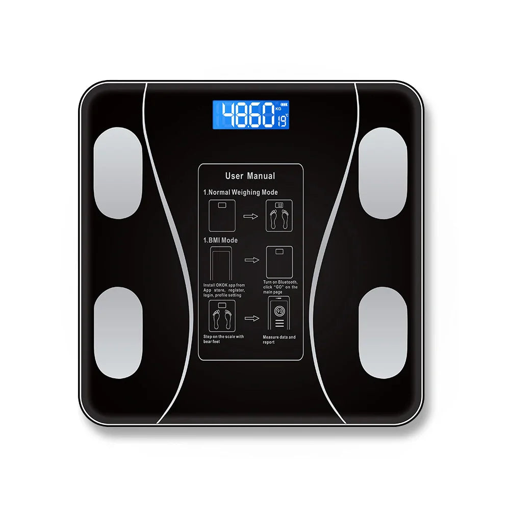 Body Fat Scale Smart Wireless Digital Bathroom Weight Scale Body