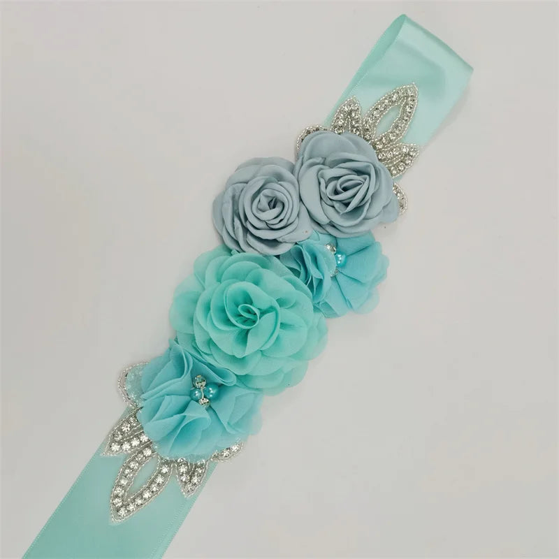 Elegant Ornaments Waistband Pearl Rhinestone Accessories Bridal Dress
