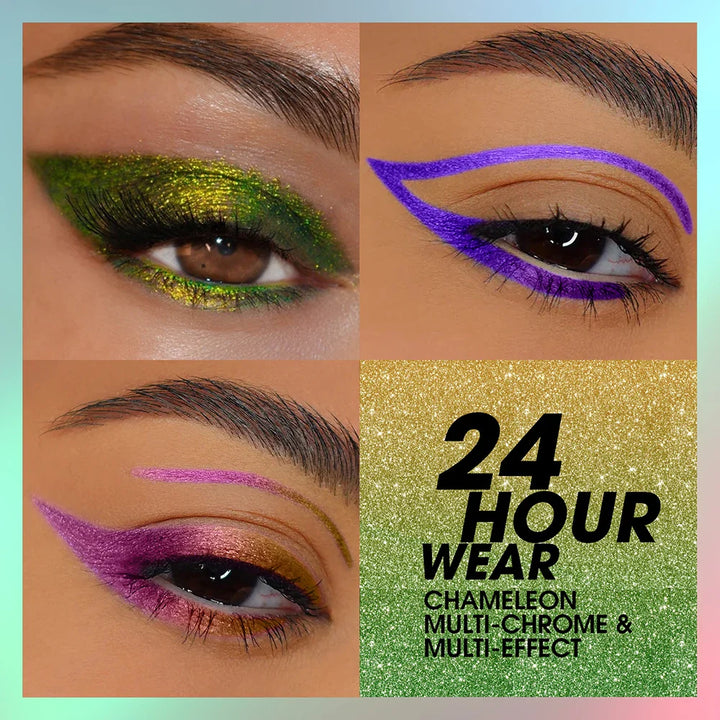 Eyeliner Gel Pencil 1pc Metallic Color Gradient Eyeliner Chameleon Glitter