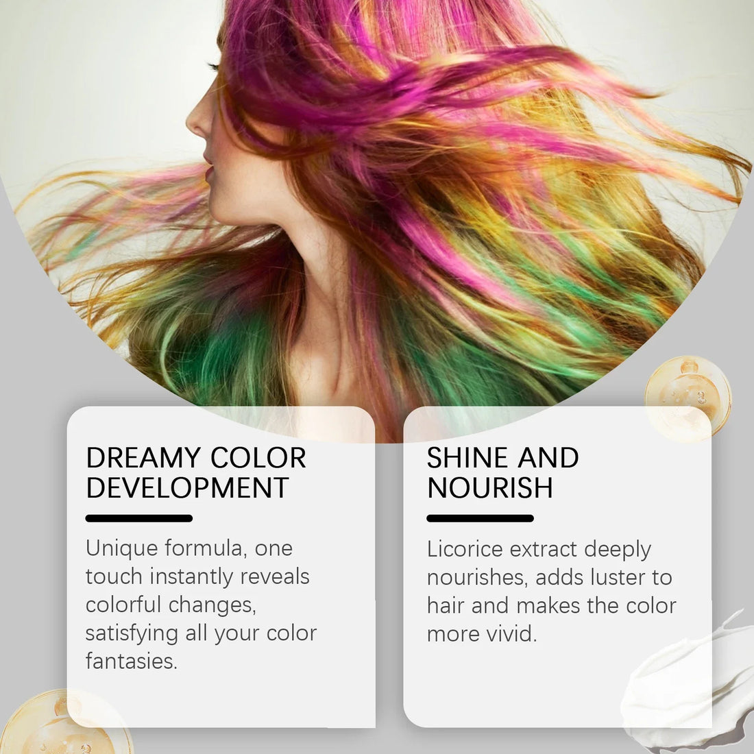 Permanent Hair Dye Wax Nourish Hair Ends Prevent Dry Breakage Cream