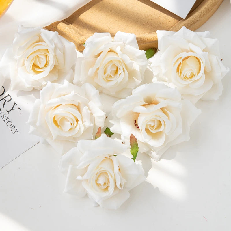 Wholesale Artificial Flowers for Scrapbook Christmas Home Decor Wedding Garden