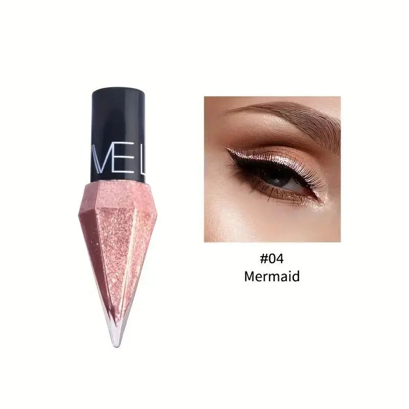 Multicolor Long-Lasting Waterproof Liquid Eyeshadow and Highlighter Easy