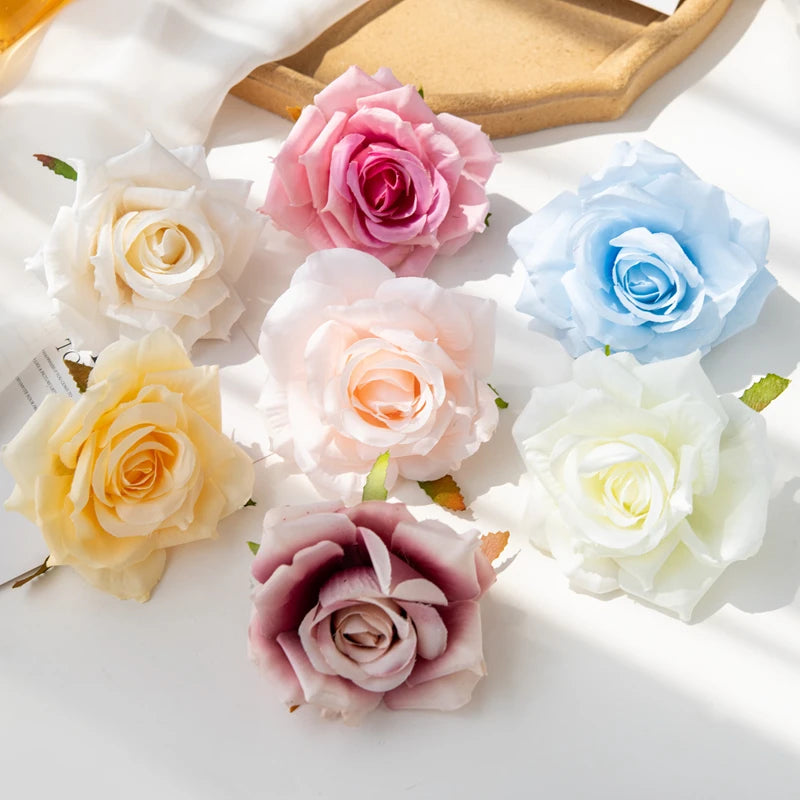 Wholesale Artificial Flowers for Scrapbook Christmas Home Decor Wedding Garden