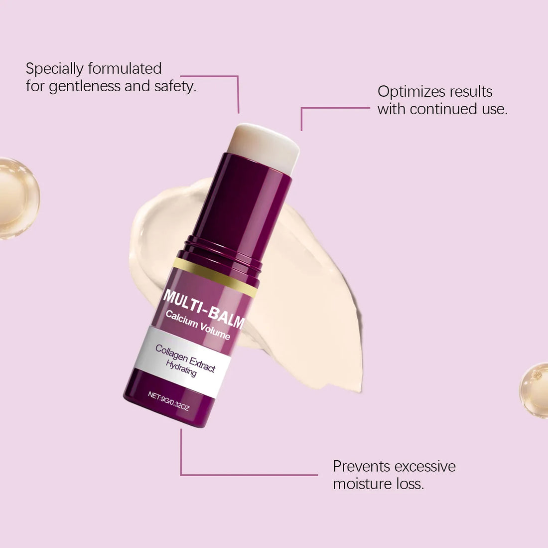 Anti-Aging Calcium Multi Balm Hydrating Firming Volume Soothing Brighten Skin