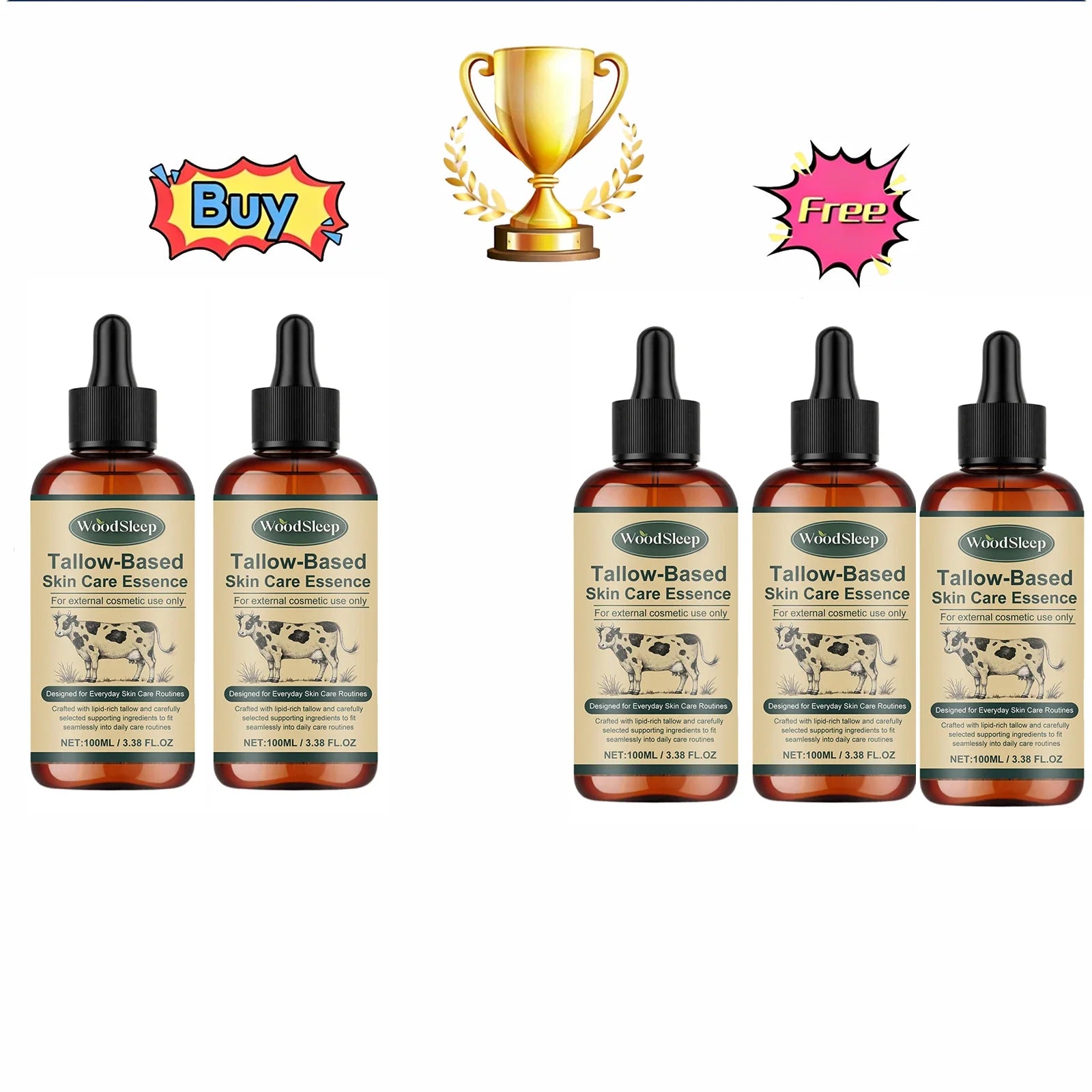 Tallow-Based Skin Care Essence Facial Moisturizing Oil
