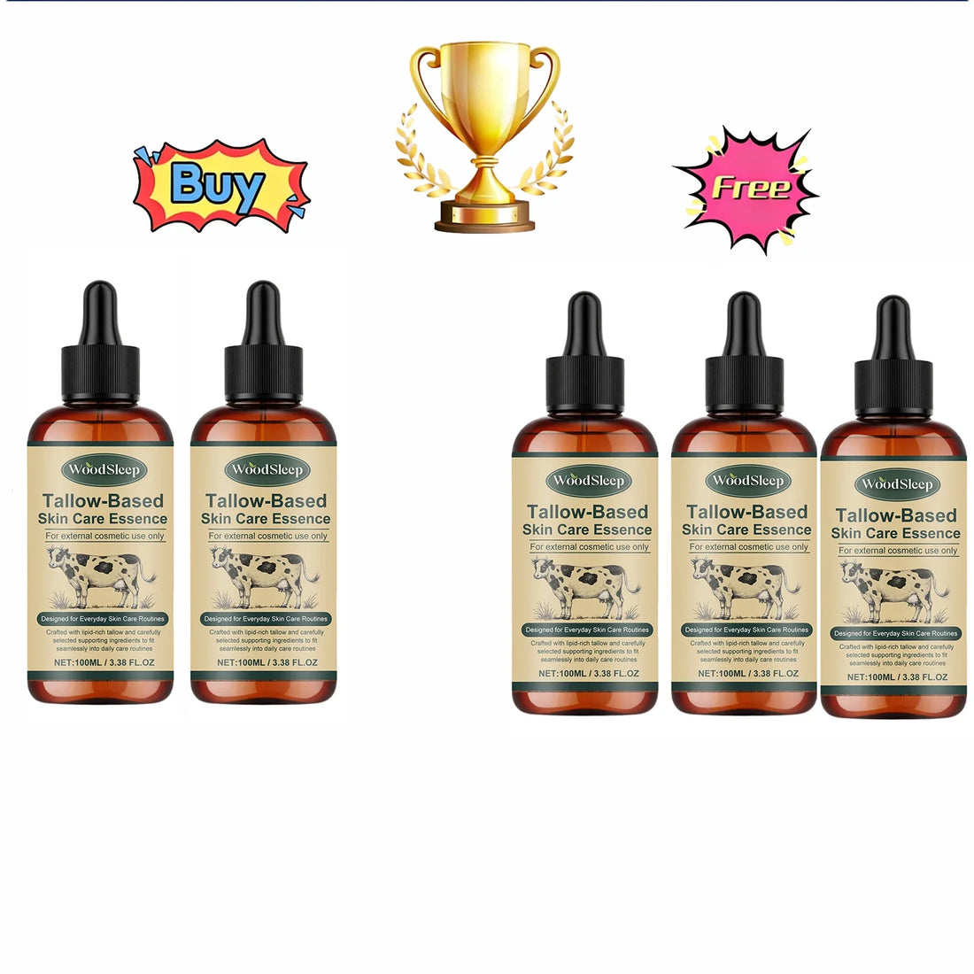 Tallow-Based Skin Care Essence Facial Moisturizing Oil