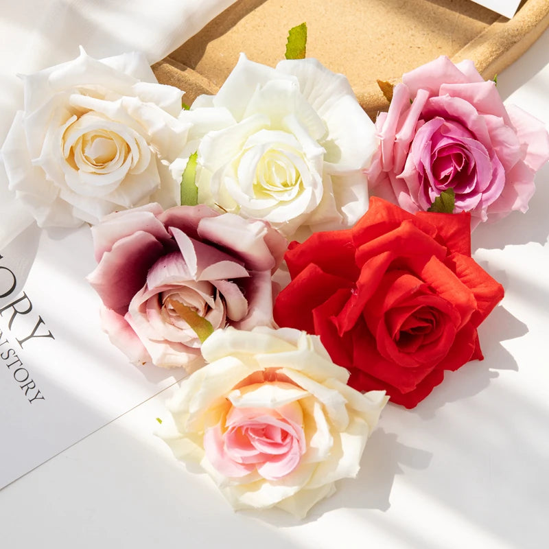 Wholesale Artificial Flowers for Scrapbook Christmas Home Decor Wedding Garden