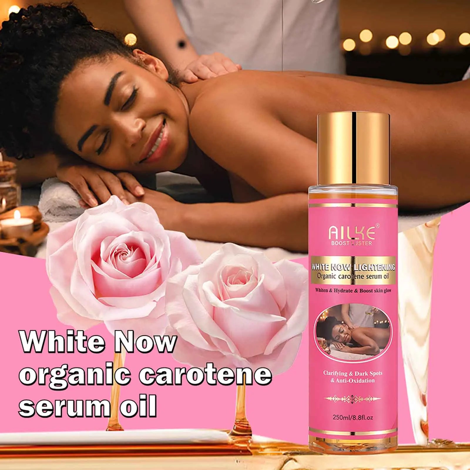 AILKE Natural Skin Brightening Set, Clean Darkness Improve and Dry Skin