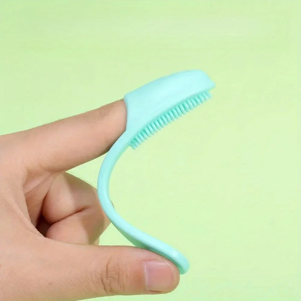 Silicone Nose & Blackhead Cleaning Brush - Soft Bristle Facial Cleansing Brush