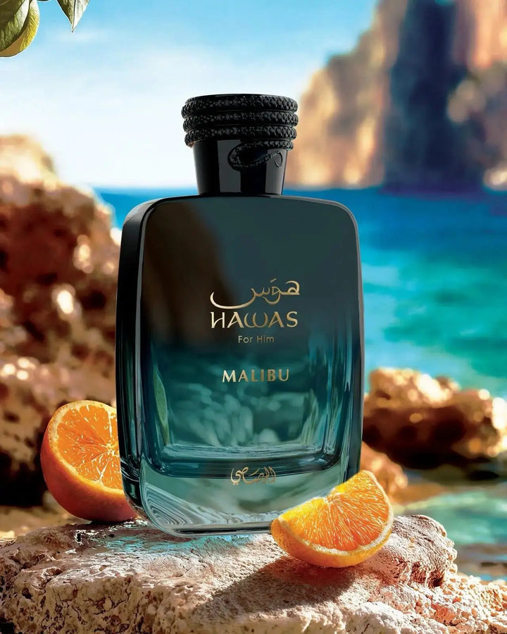 Rasasi Hawas Malibu Men's EDP Spray 3.38 Oz Edp Spray Perfume Fragrance