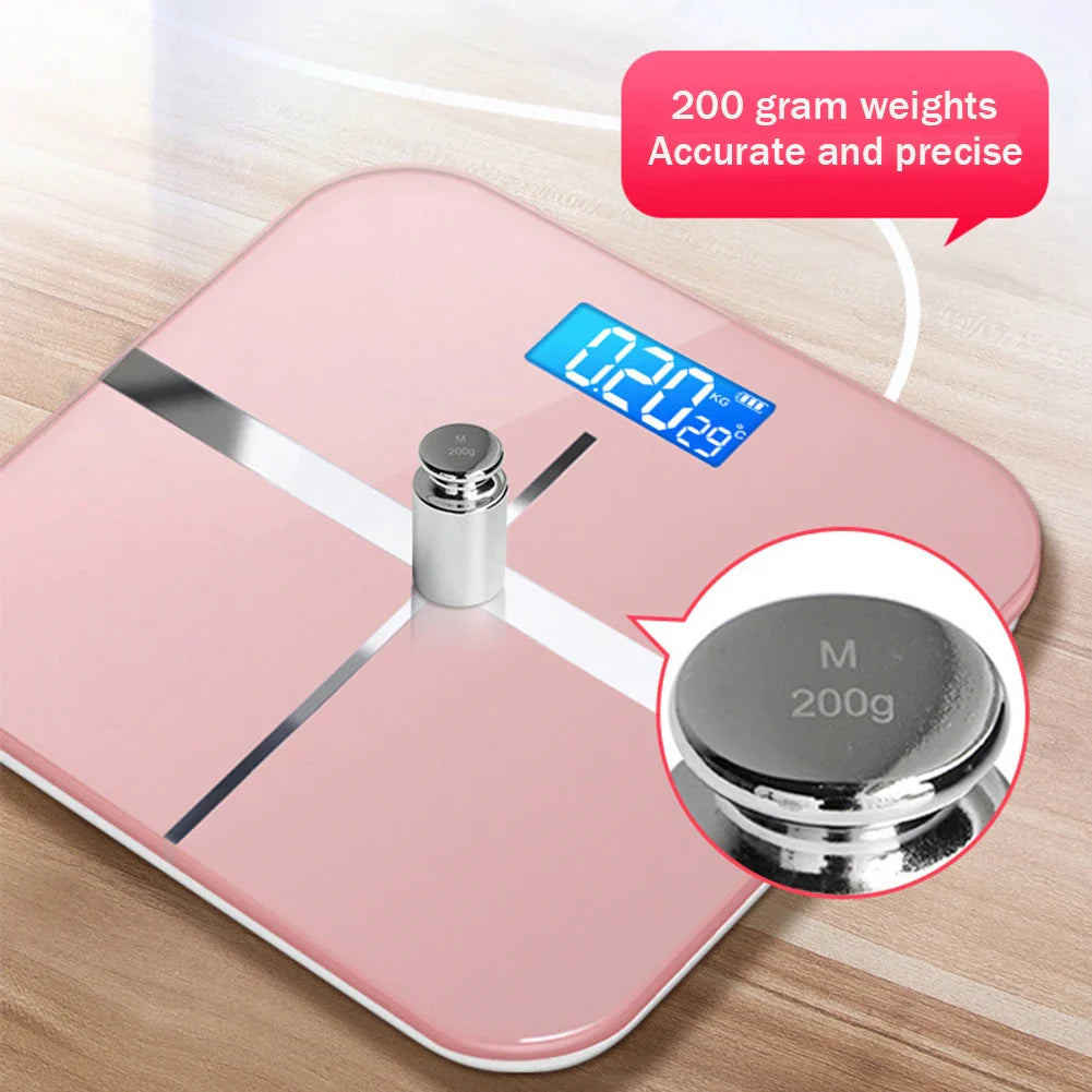 Smart LED Body Weight Scale- High Precision Digital Bathroom Scale