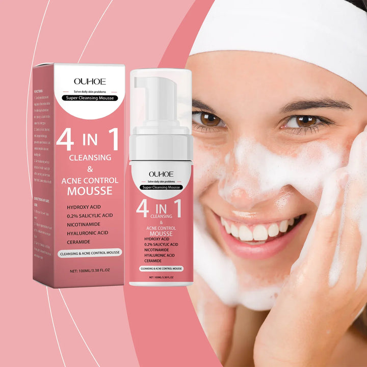 Revitalizing Korean Organic Salicylic Acid Foaming Face Cleanser Oil Control