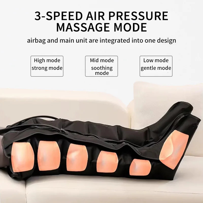 JinKairui Electric Pneumatic Leg Massager Extended Version for Deep Relaxation