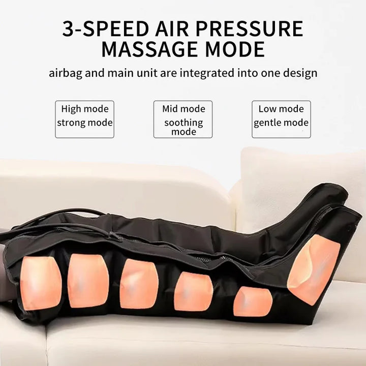 JinKairui Electric Pneumatic Leg Massager Extended Version for Deep Relaxation