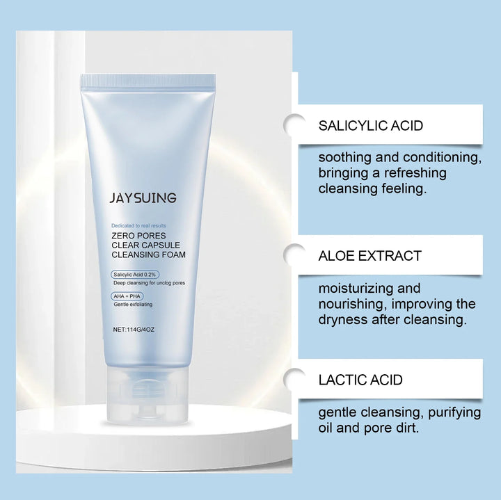 Salicylic Acid Facial Cleanser Acne Control Clarifying Deep Pore Cleansing