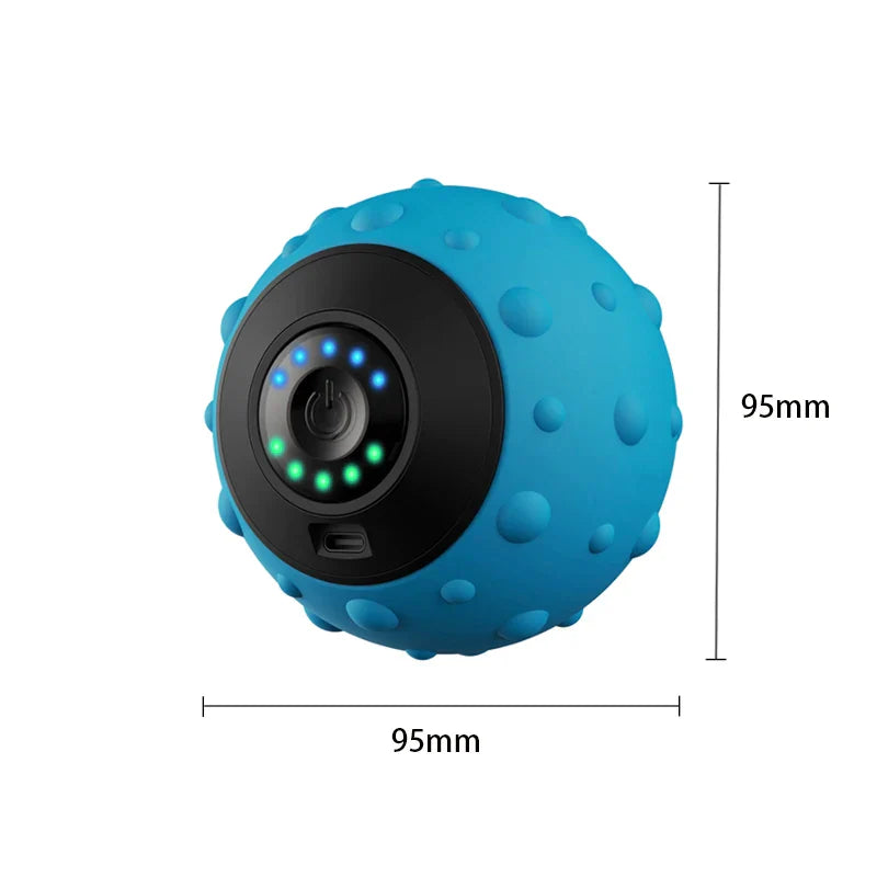 Rechargeable 5 Gears Vibrating Massage Ball Portable Peanut Massager