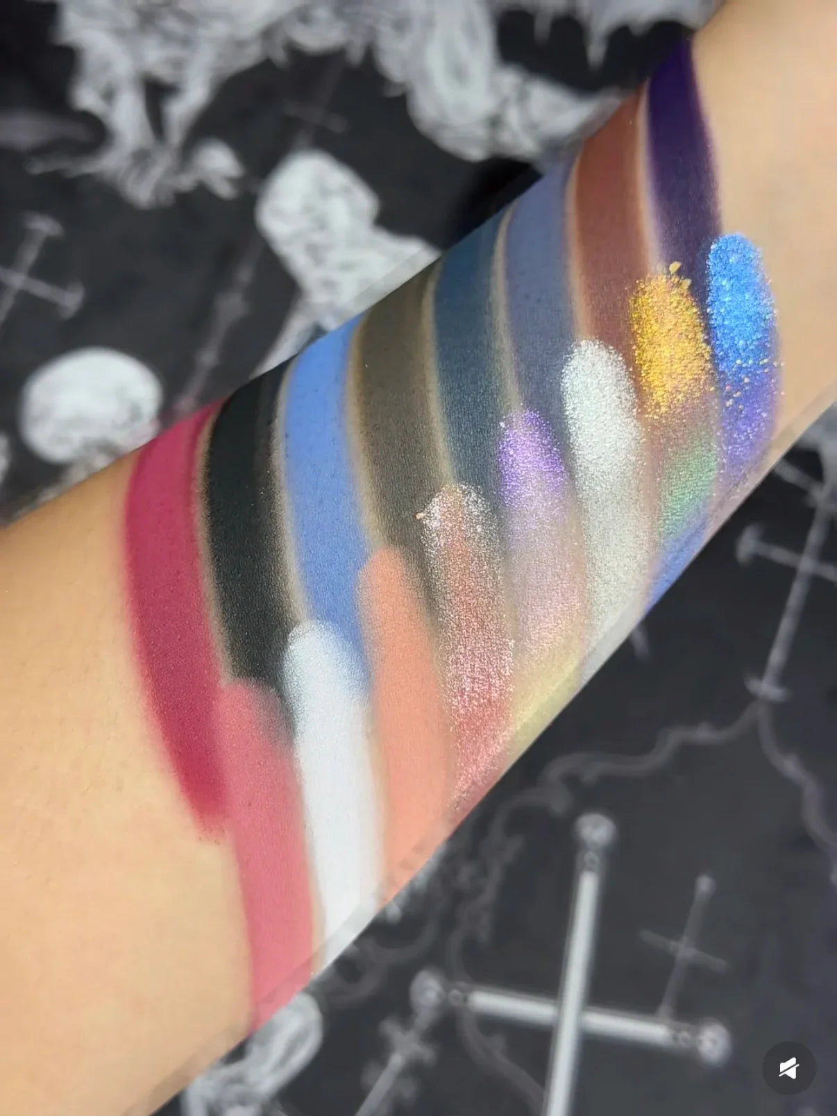 Eyeshadow Palette Cheeryep Matte Powder Glitter Shadow Chameleon
