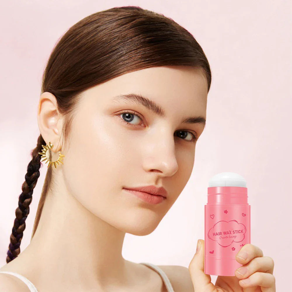 Plum Oil Sleek Stick Vegan Wax Hair Stick Non-Greasy Travel-Friendly Tames