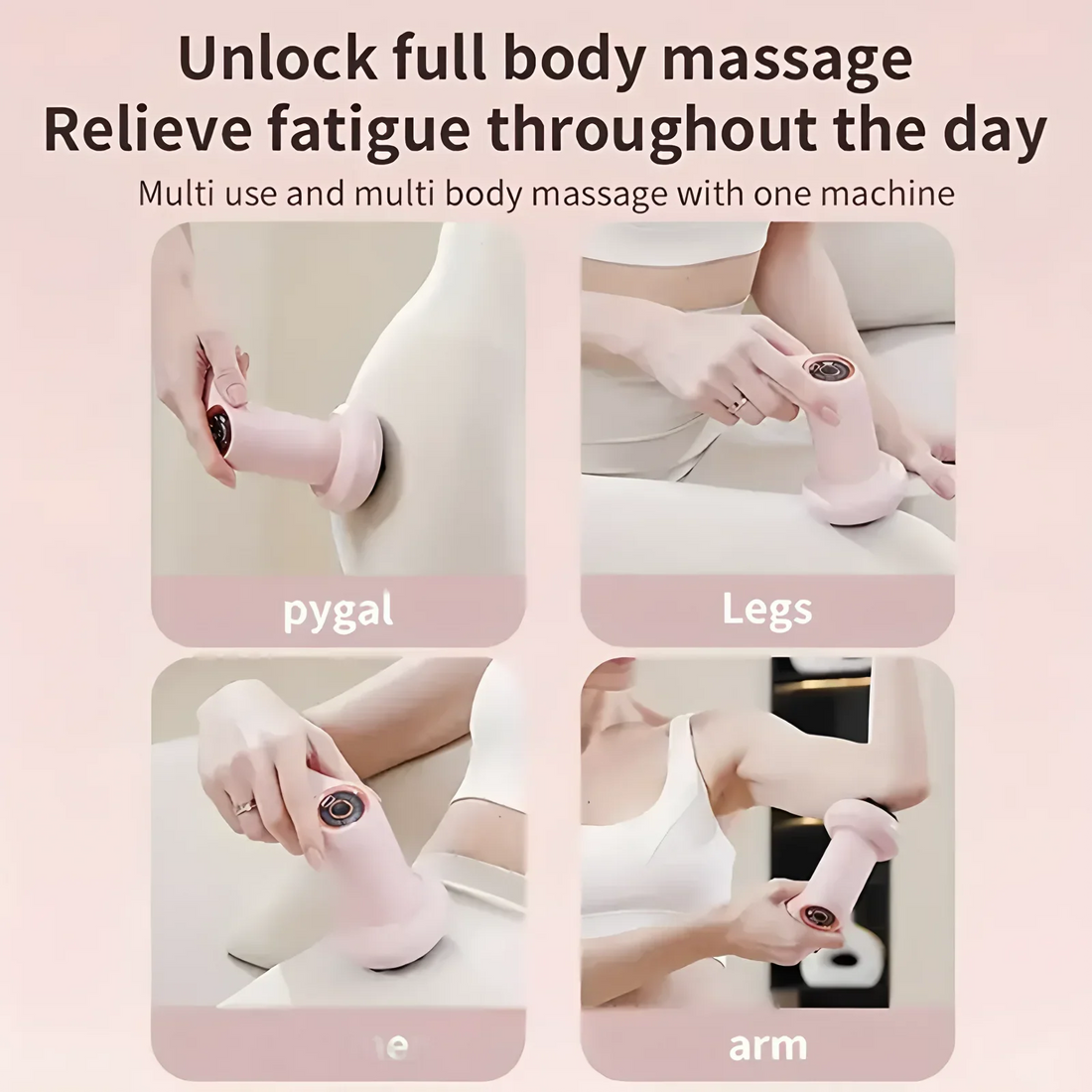 Upgraded Full Body Anti-Cellulite Massager 5 Heads Portable