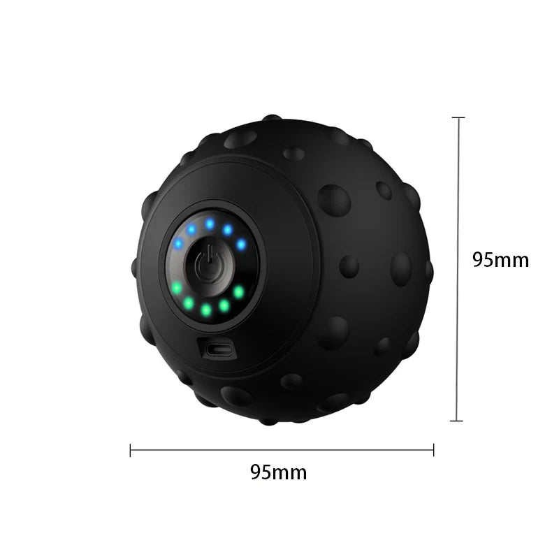 Rechargeable 5 Gears Vibrating Massage Ball Portable Peanut Massager
