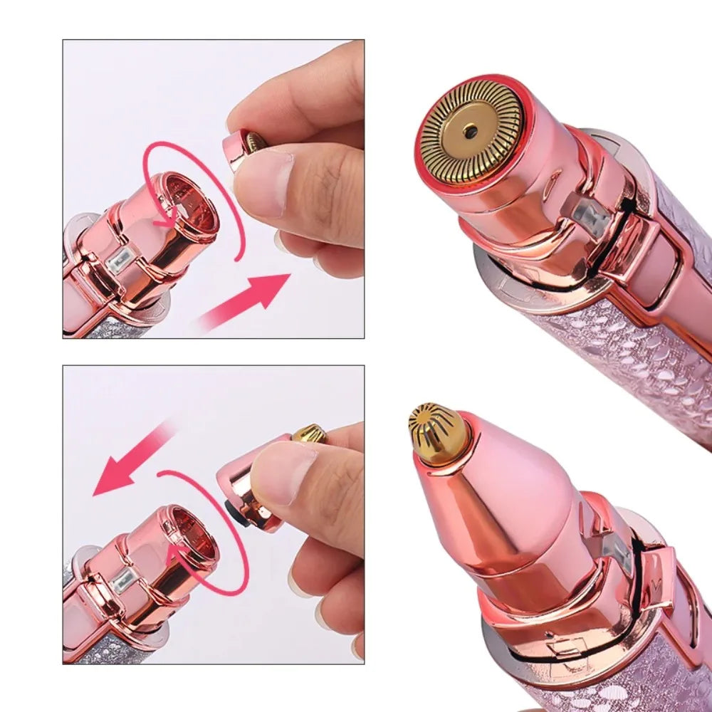 Electric Eyebrow Trimmer for Women Rechargeable Facial Hair Removal
