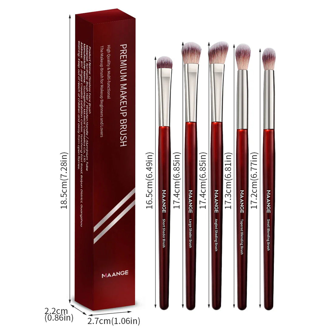 Eye Shadow Makeup Brush Set Concealer Brush Eye Cosmetic Soft Makeup