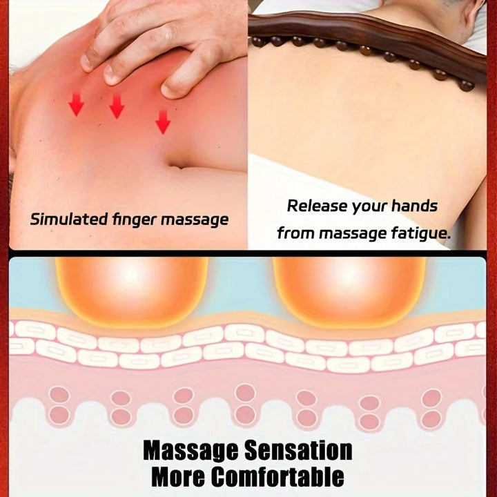 1pc Massage Stick, Carbonization Massage Stick One Universal Scraping