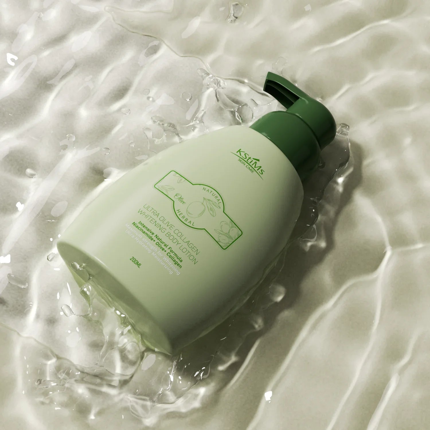 Brightening Olive Body Lotion for Dry Skin Moisturizer Cream with Vitamin E