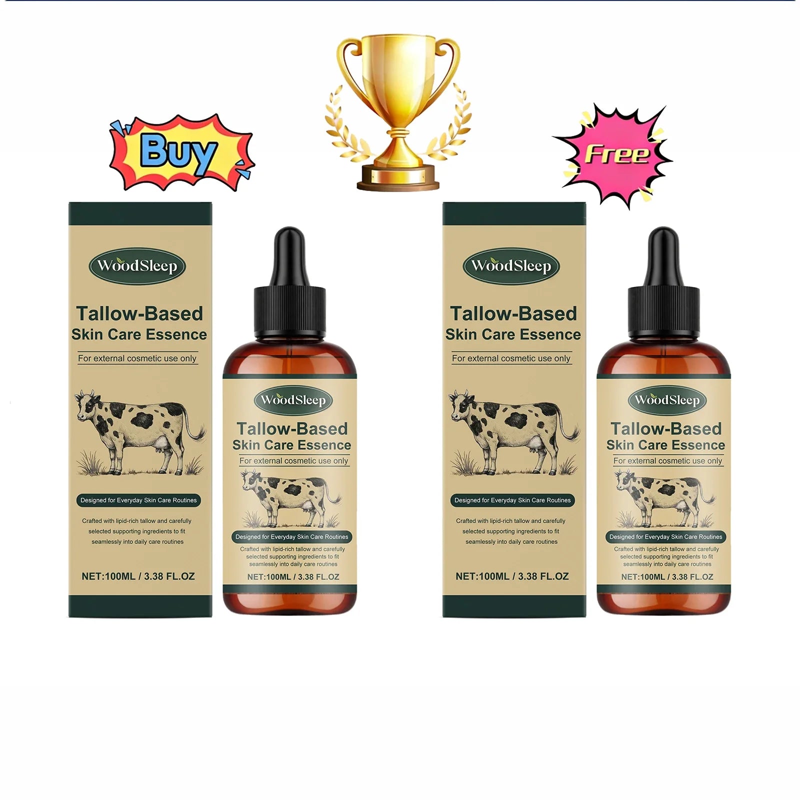 Tallow-Based Skin Care Essence Facial Moisturizing Oil
