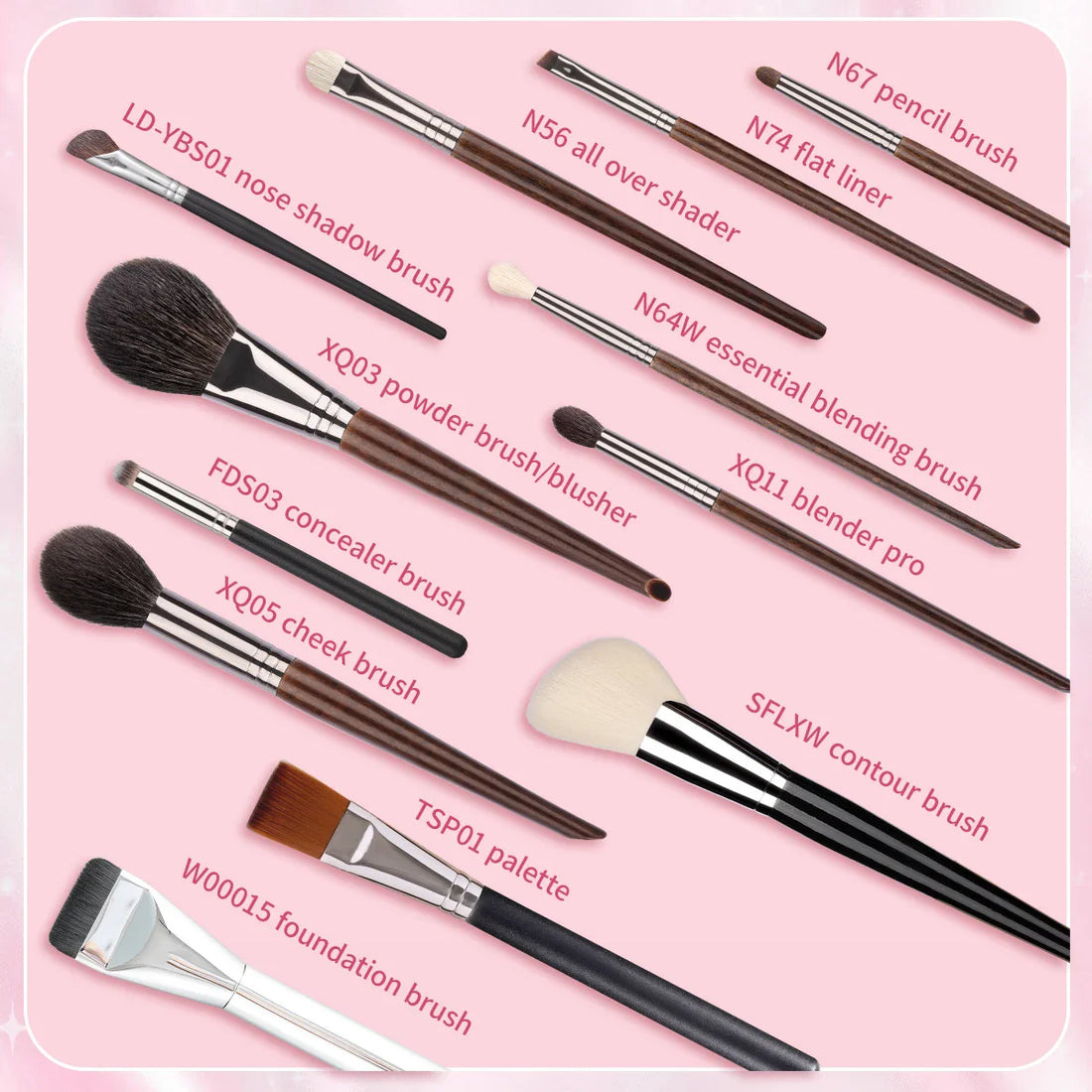 Makeup Brushes Set Concealers Blush Eye Shadows Brush Cosmetics Tool