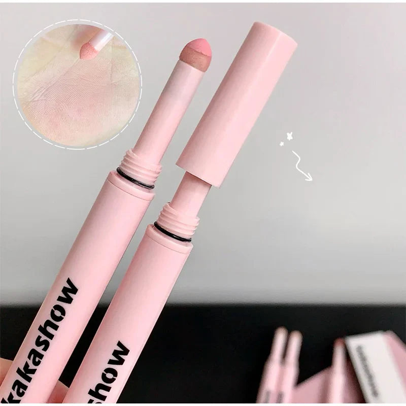 Women Double Lying Silkworm Eyeliner Pencil Diamond Glitter Matte Makeup