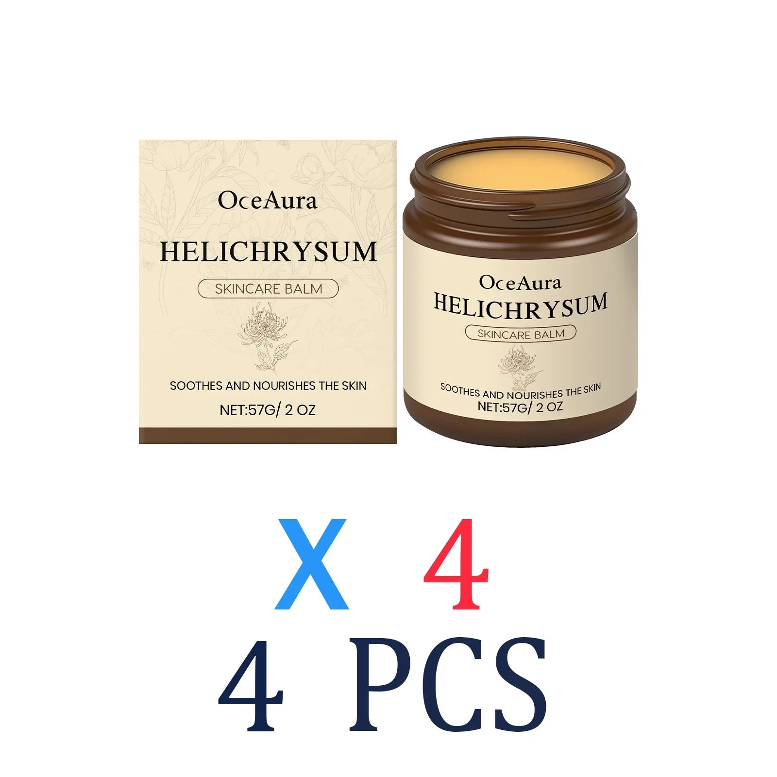 Helichrysum Soothing Skin Balm for Sensitive Dry Skin Moisturizing