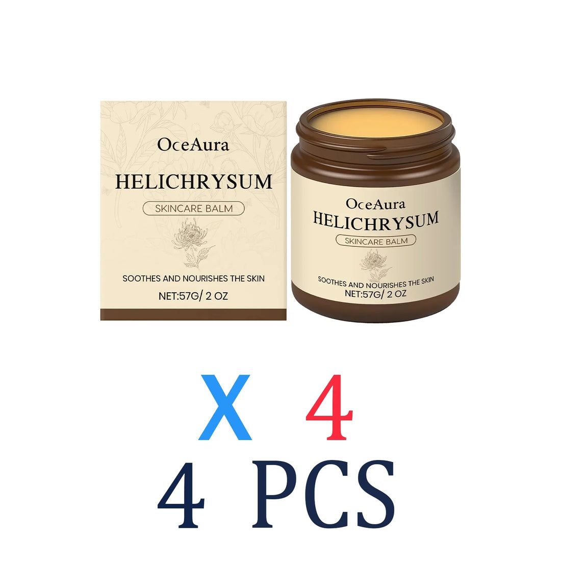 Helichrysum Soothing Skin Balm for Sensitive Dry Skin Moisturizing