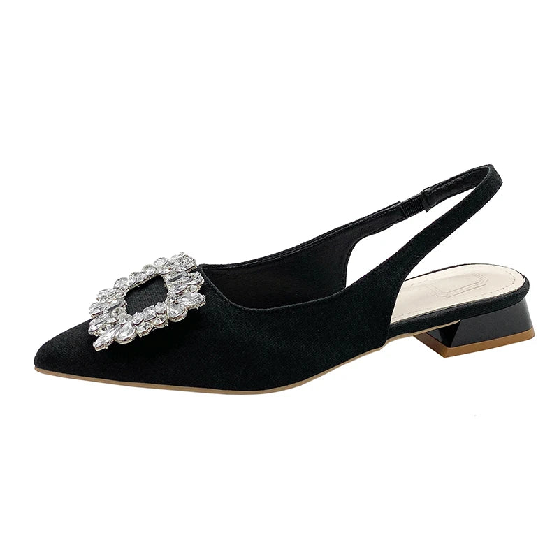 Women's Shoes French Style Baotou Sandals Women's New Small Heel