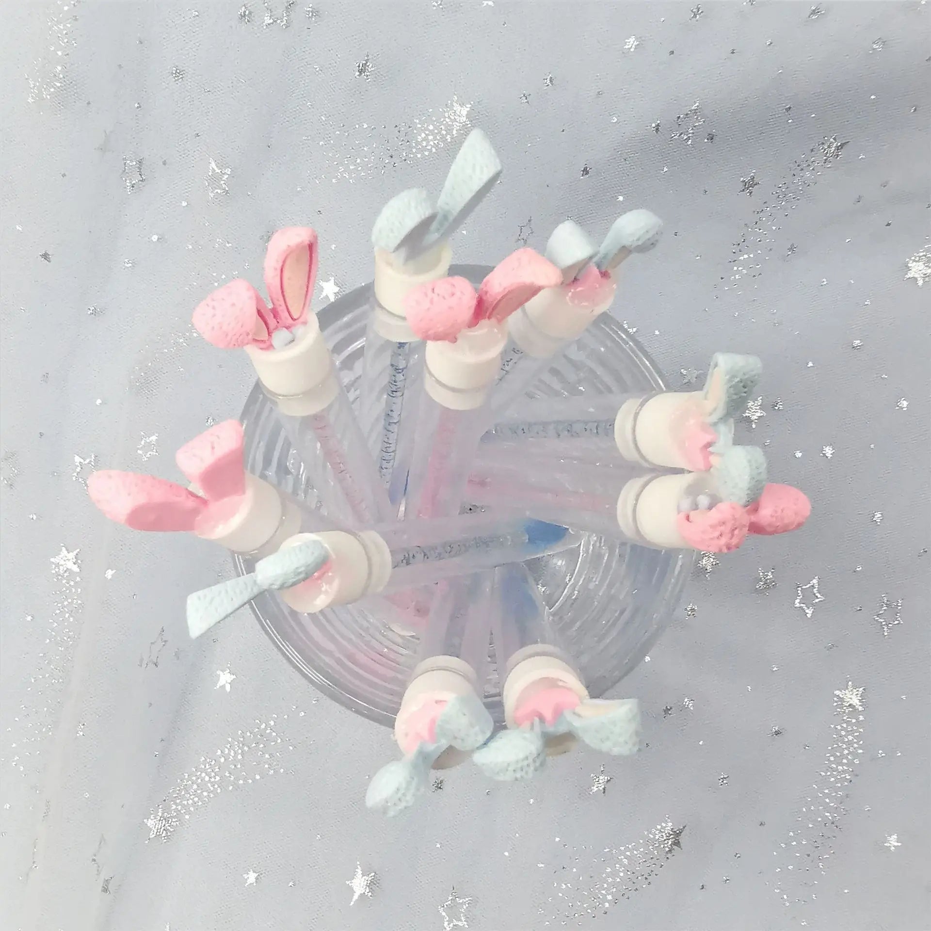 Reusable Eyelash Brush Tube Eyebrow Brush Replaceable Dustproof