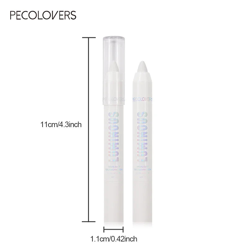 Brightening Lying Silkworm Highlighter Pen Long lasting Waterproof Smooth