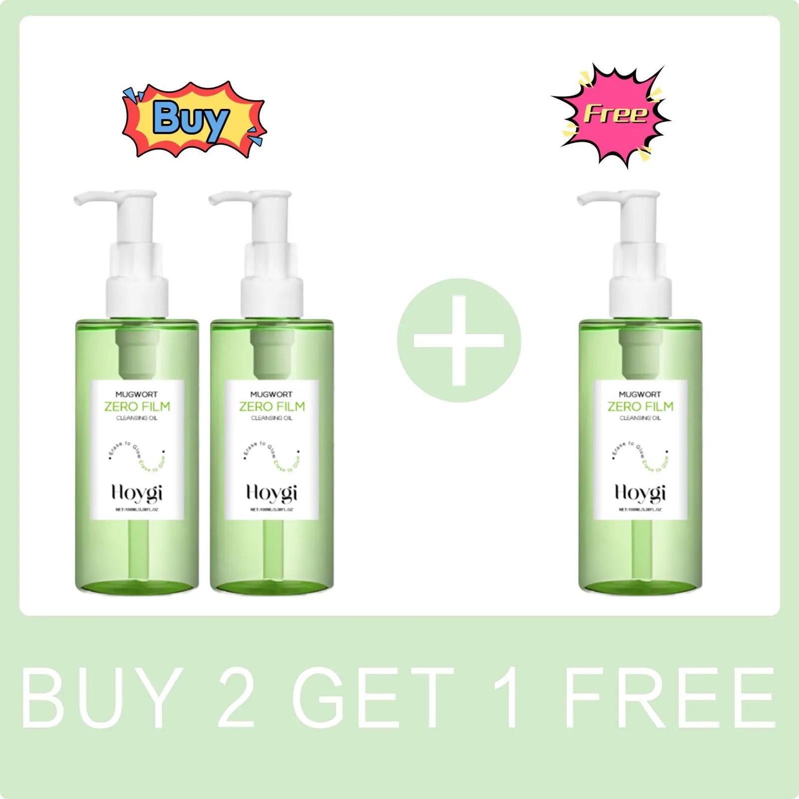 HOYGI Mugwort Cleansing Oil Makeup Remover Dirt Deep Cleansing