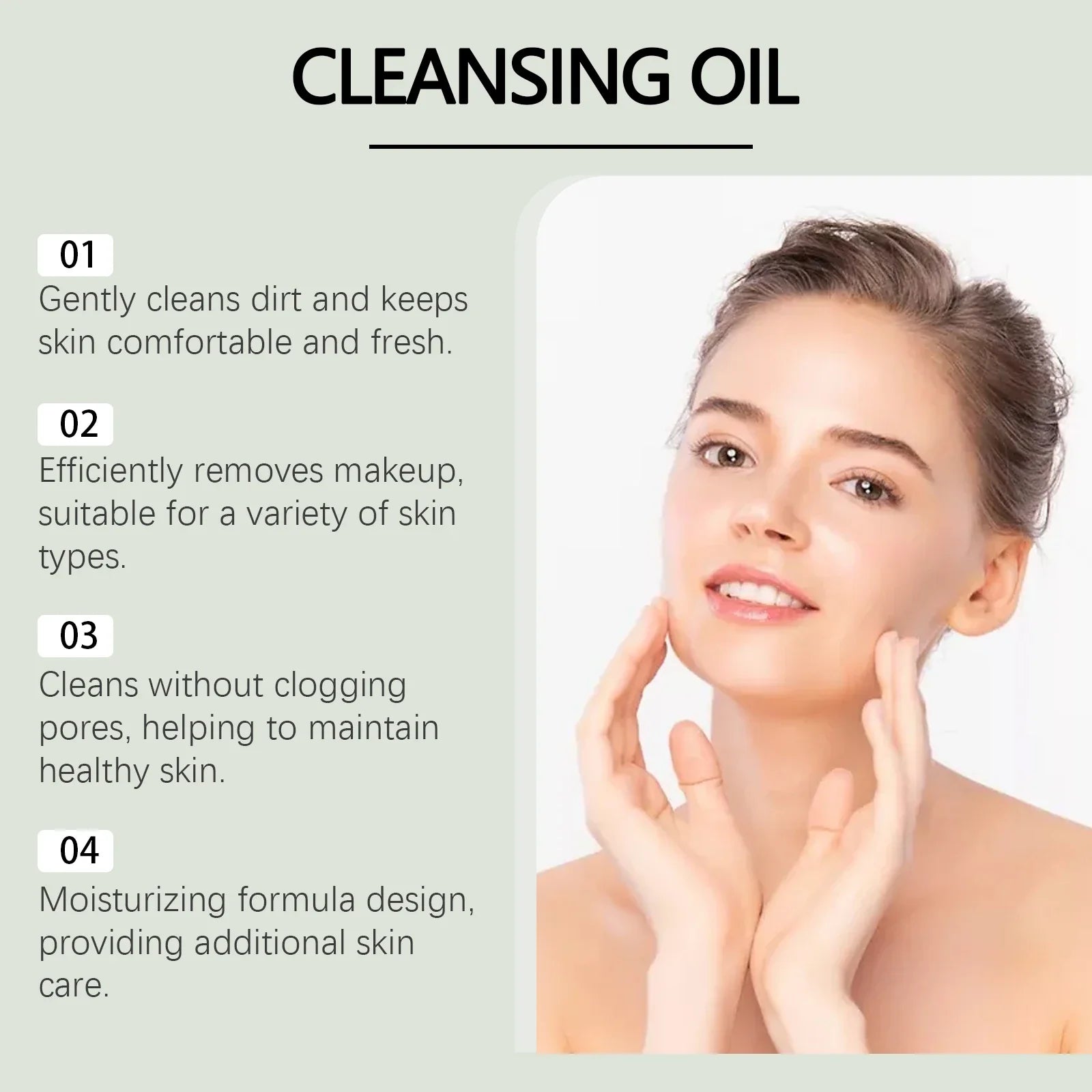 HOYGI Mugwort Cleansing Oil Makeup Remover Dirt Deep Cleansing