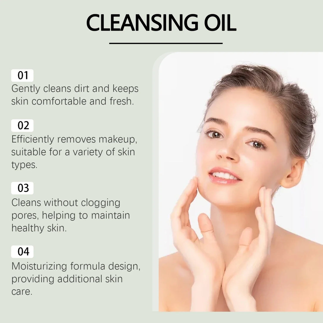 HOYGI Mugwort Cleansing Oil Makeup Remover Dirt Deep Cleansing
