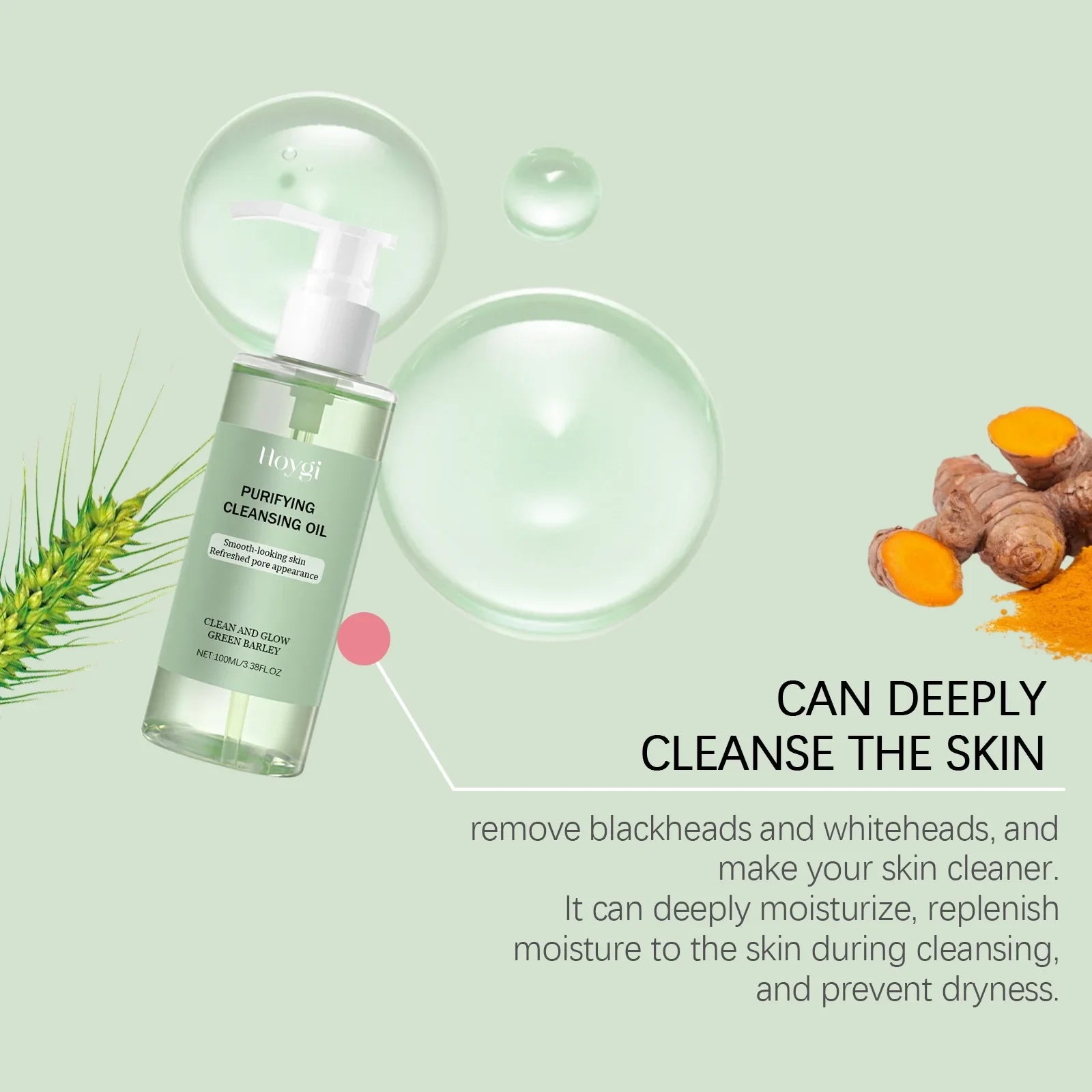 HOYGI Makeup Removal Oil Deep Cleansing Reduce Blackheads