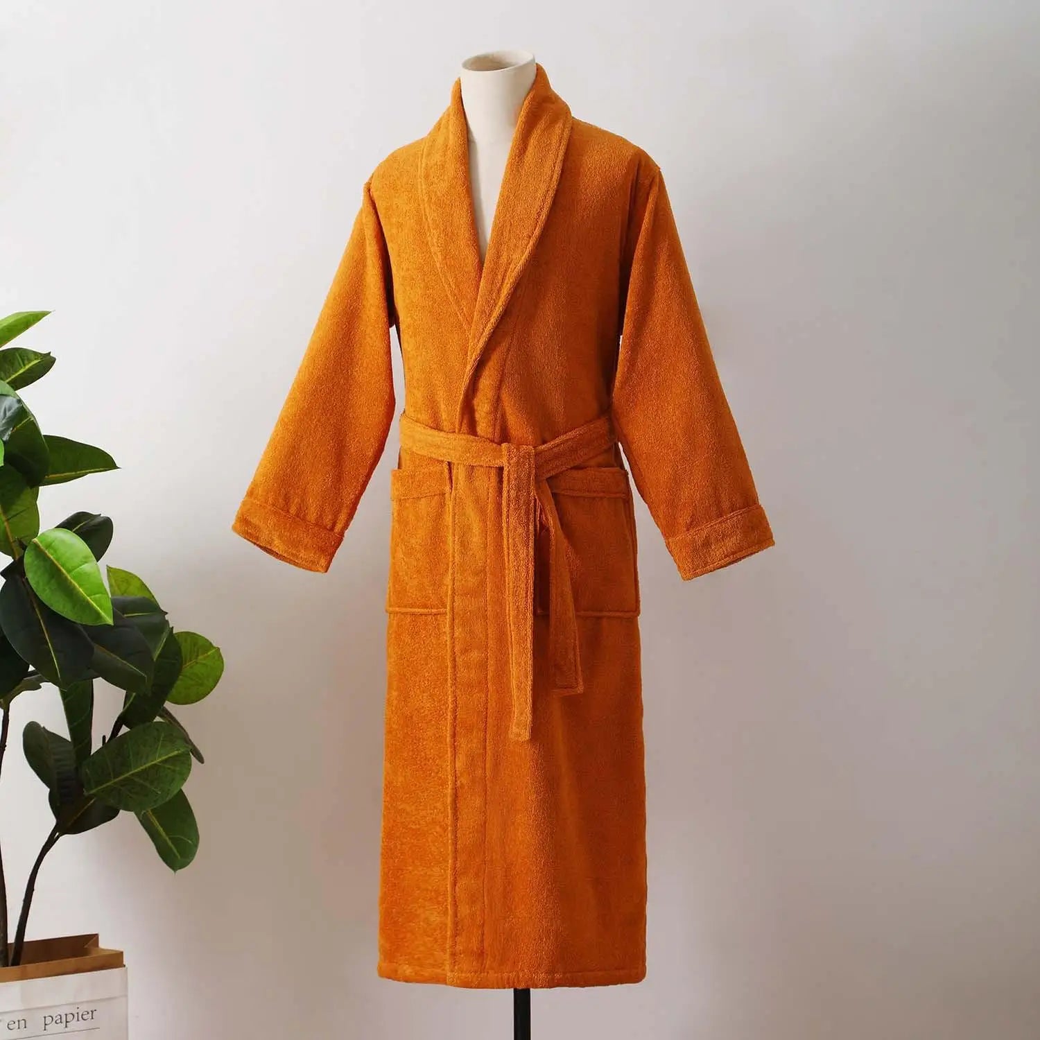 100% Cotton Towel Kimono Robes Women New Arrived Hooded Nightgown