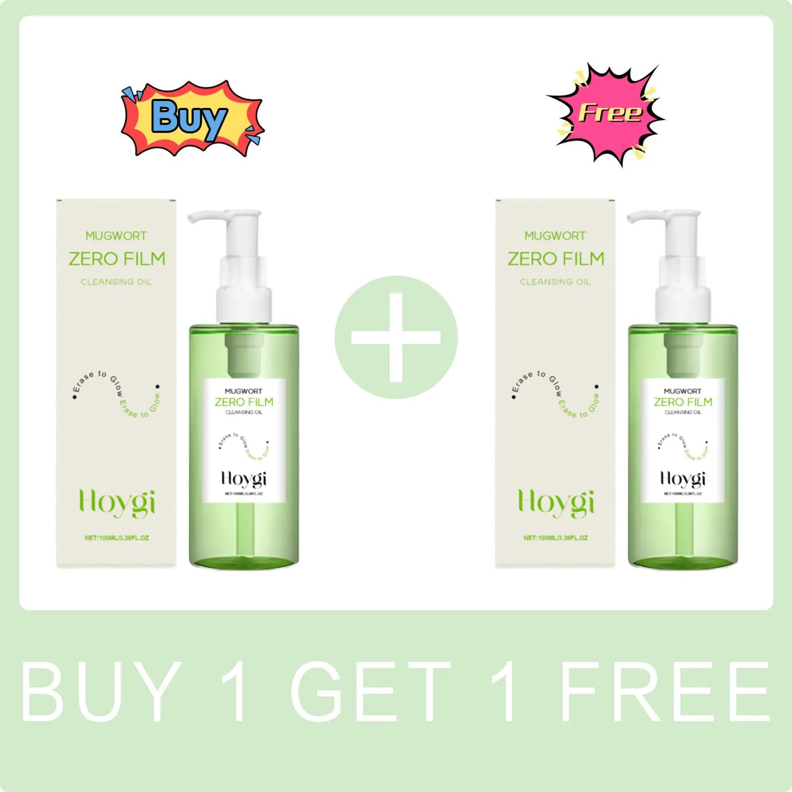 HOYGI Mugwort Cleansing Oil Makeup Remover Dirt Deep Cleansing