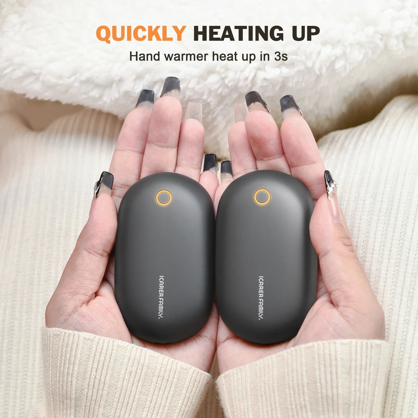 Hand Warmers Magnetic Rechargeable Full Warmer Body Instant Heating