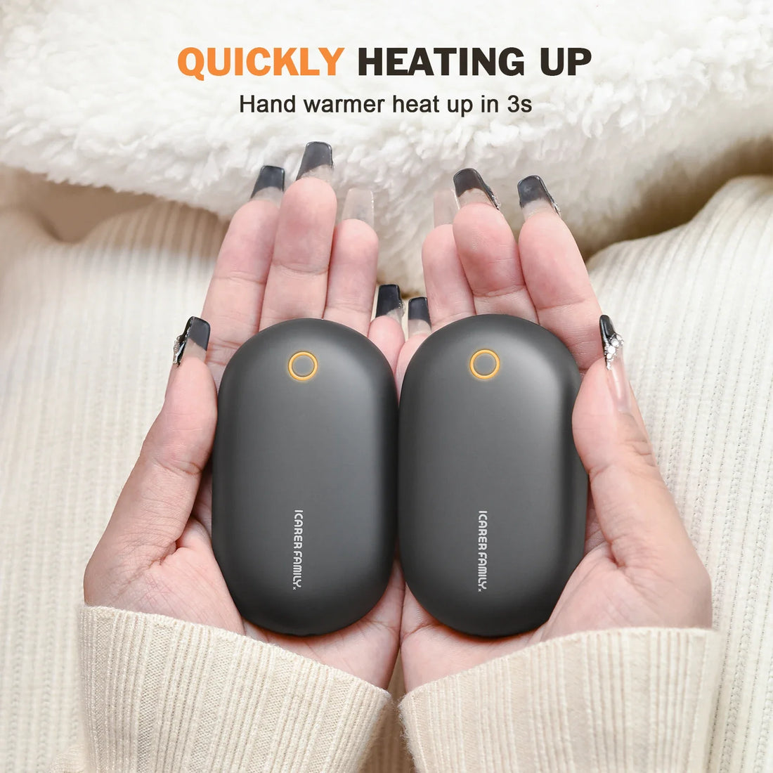 Hand Warmers Magnetic Rechargeable Full Warmer Body Instant Heating