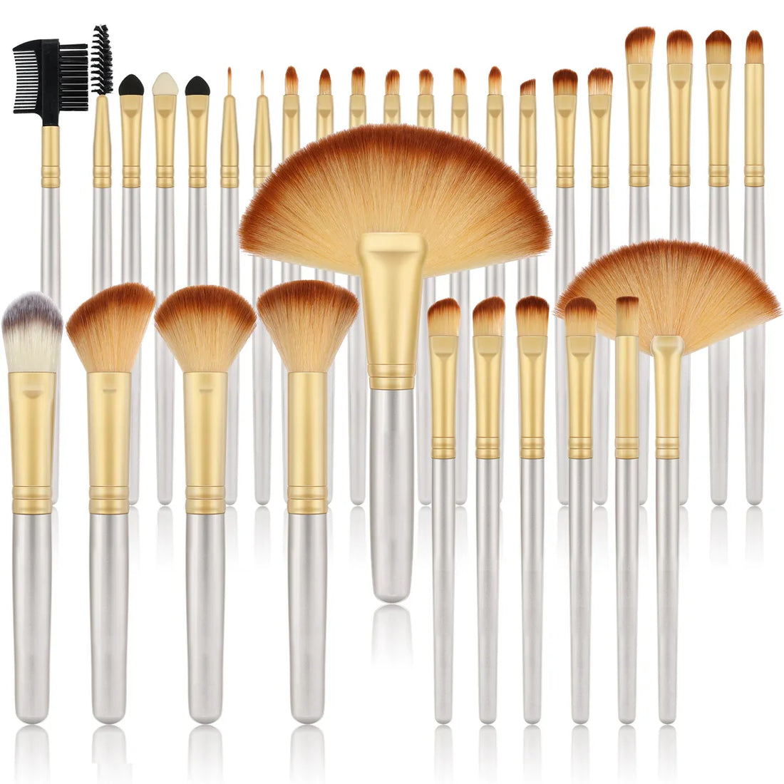 Makeup Brush Set Cosmetic Tools for Powder Eye Shadow Foundation Blush