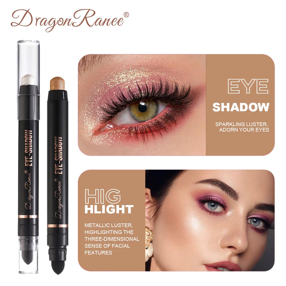 12-Piece Eye Shadow Pen Set, Pearlescent Fine Shimmer Delicate Silky