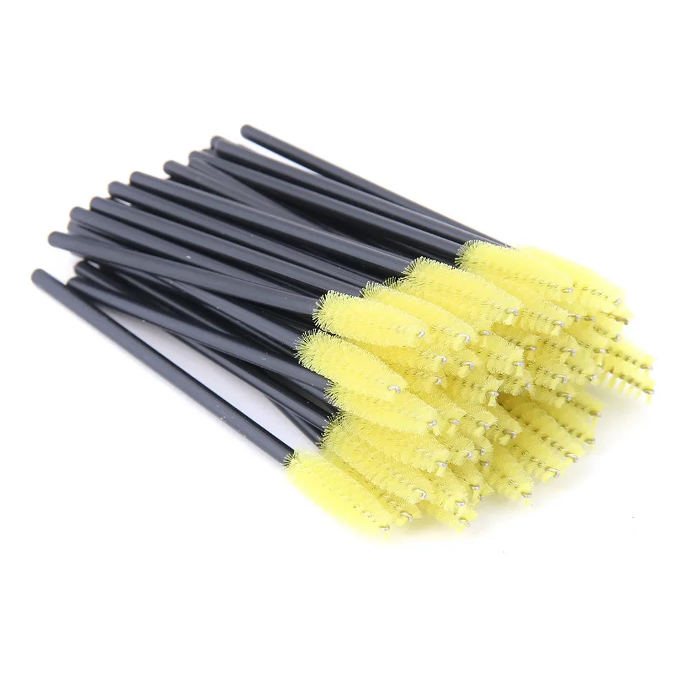 Makeup Brushes Pink Crystal Eyelashes Brush Reusable Fake Lashes Extension